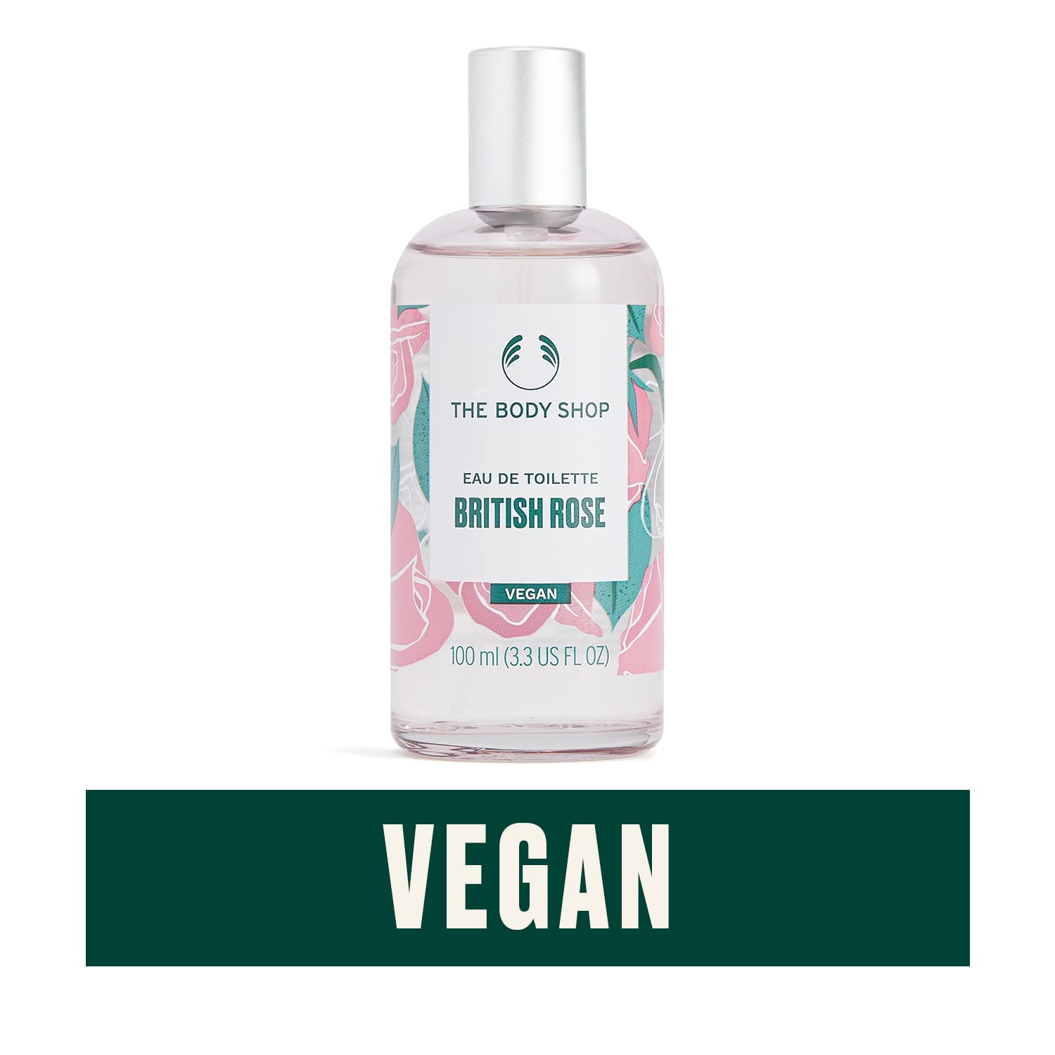 The Body Shop British Rose Eau De Toilette Vegan Perfume 100ml
