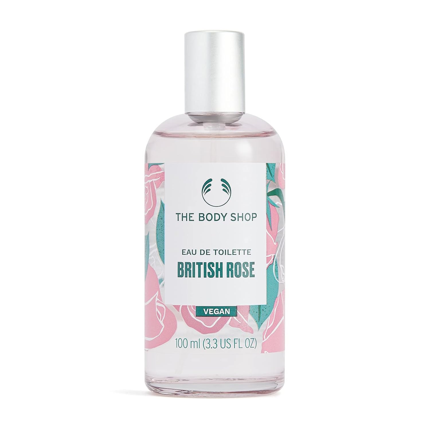 The Body Shop British Rose Eau De Toilette Vegan Perfume 100ml