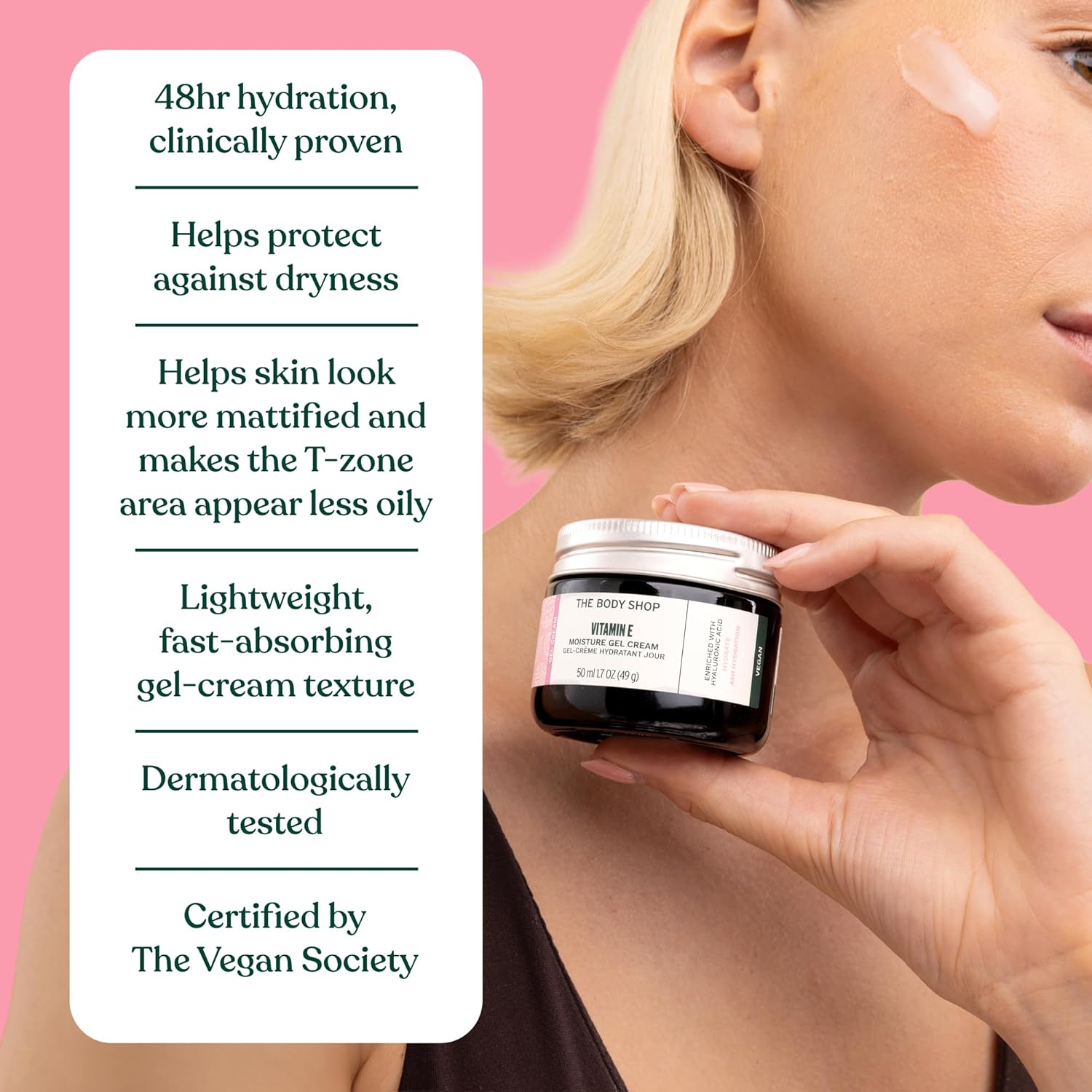 The Body Shop Vitamin E Gel Moisture Cream, 50 ML