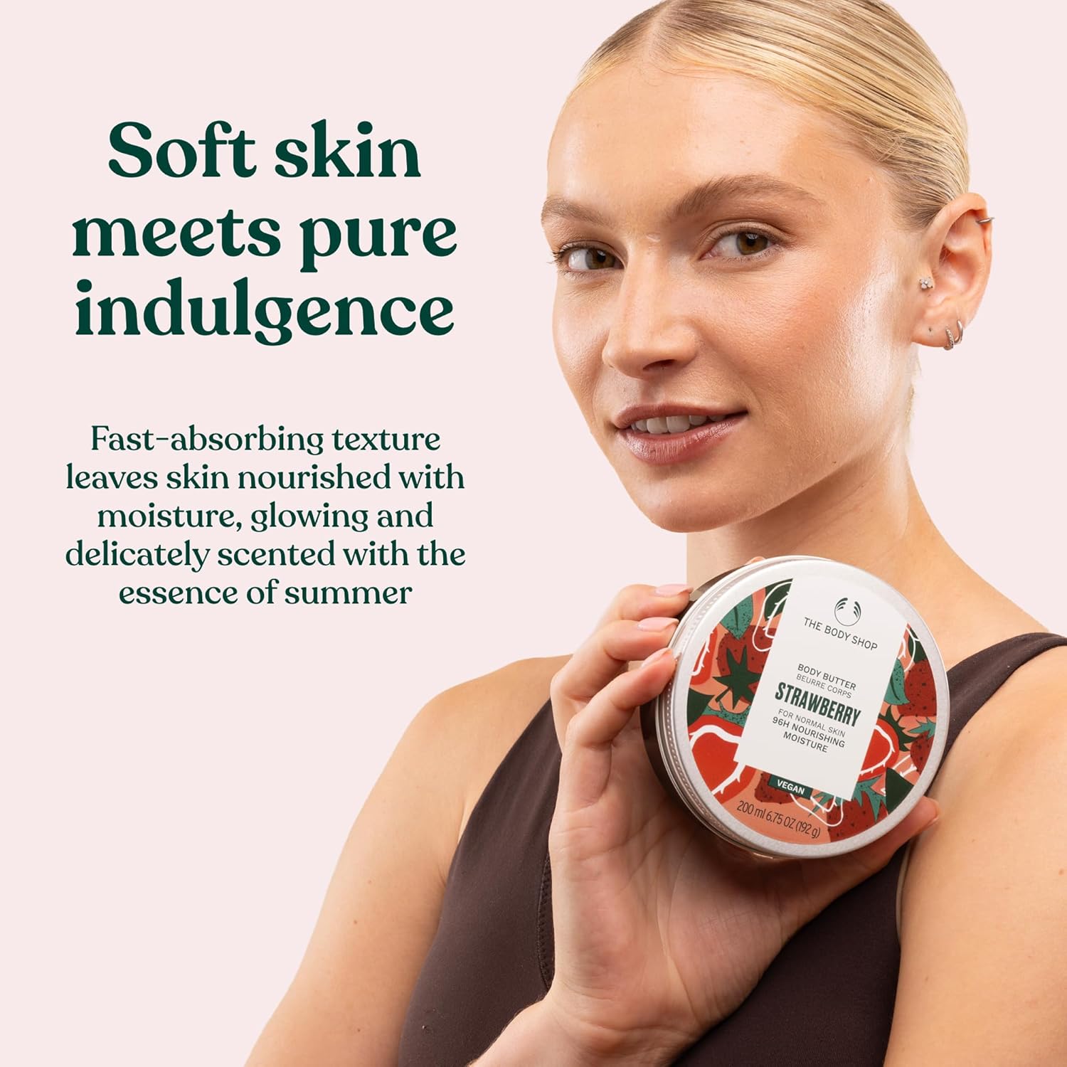 The Body Shop Strawberry Softening Body Butter, 200ml
