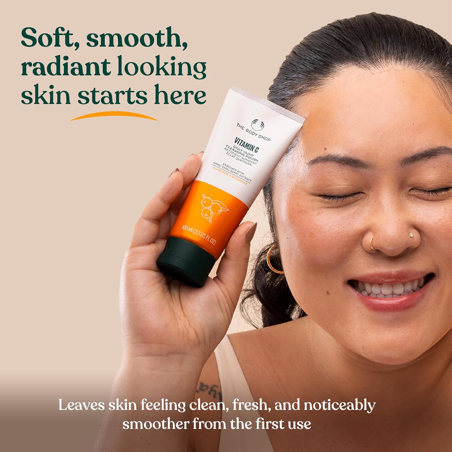 The Body Shop Vitamin C Glow Cleansing Polish 100ml