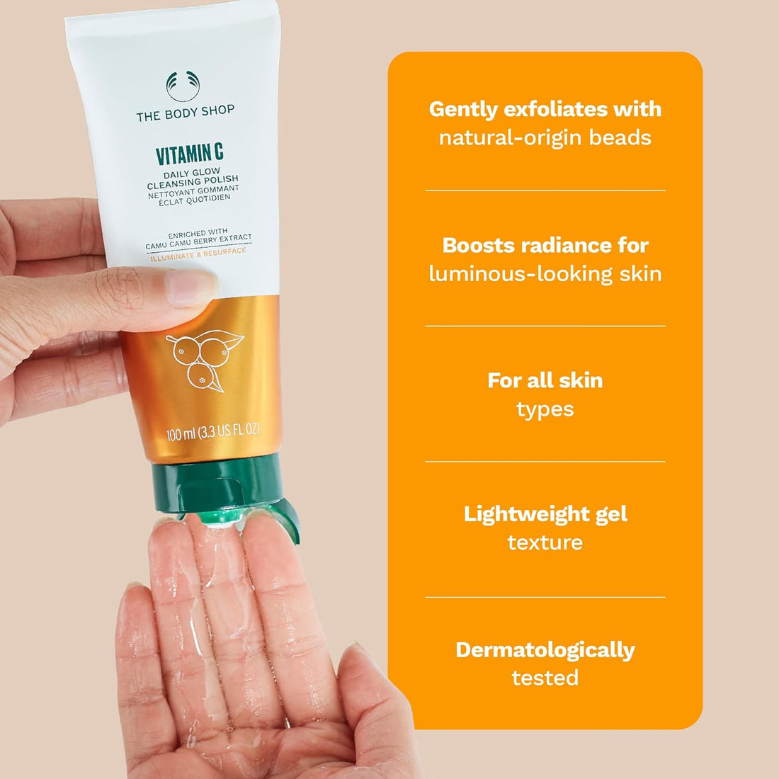 The Body Shop Vitamin C Glow Cleansing Polish 100ml