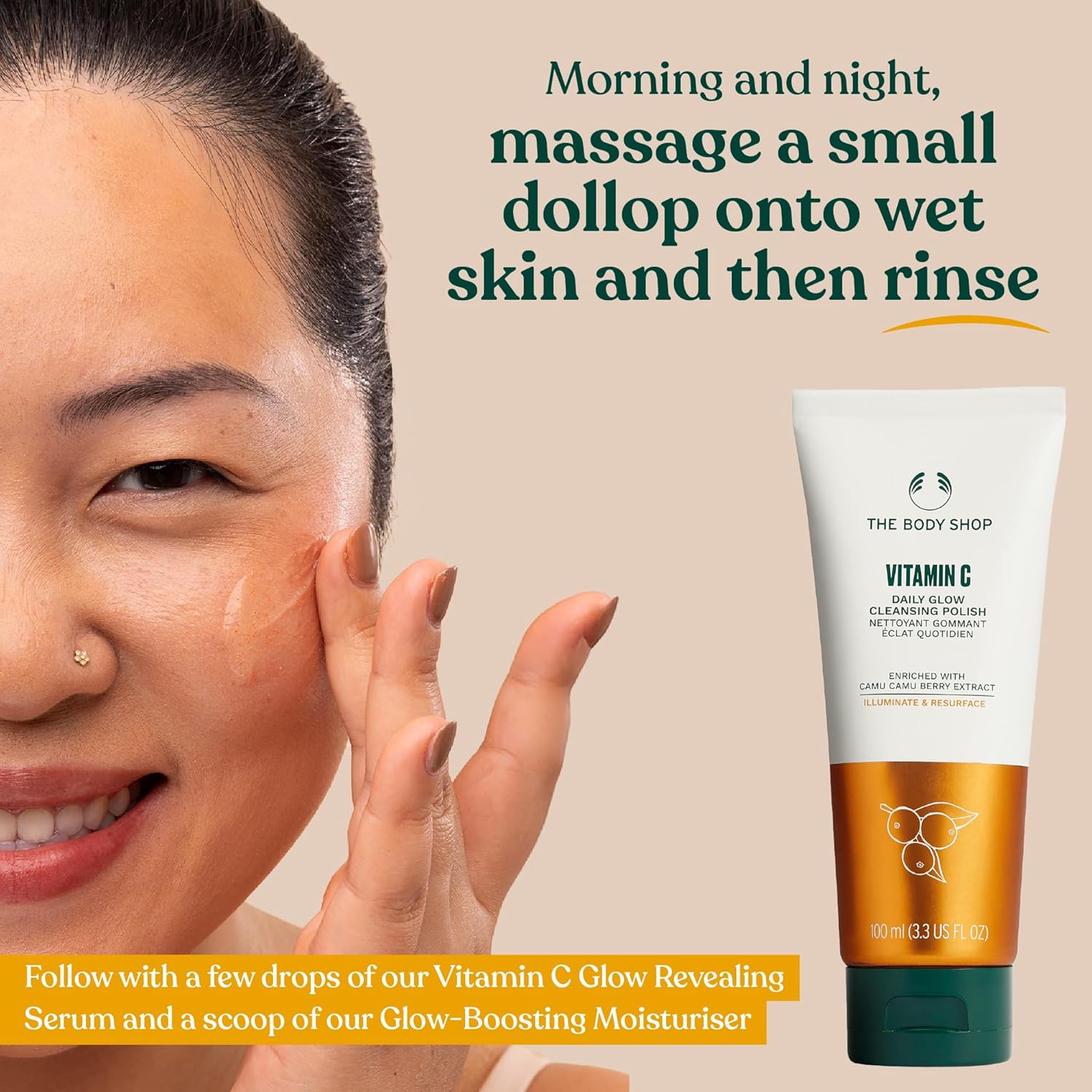 The Body Shop Vitamin C Glow Cleansing Polish 100ml